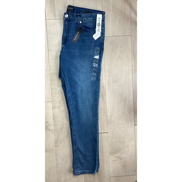 New PacSun Medium Indigo Skinny Active Stretch Jeans denim pants 36x32 - Picture 2 of 4